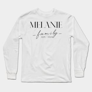 Melanie Family EST. 2020, Surname, Melanie Long Sleeve T-Shirt